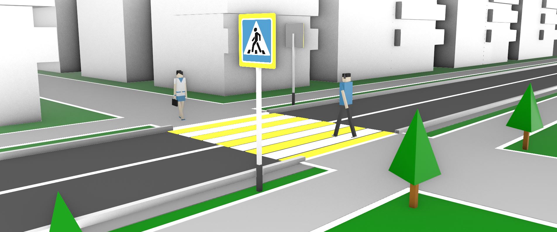 Их необходимо устанавливать для прохождения регулируемых пешеходных переходов
